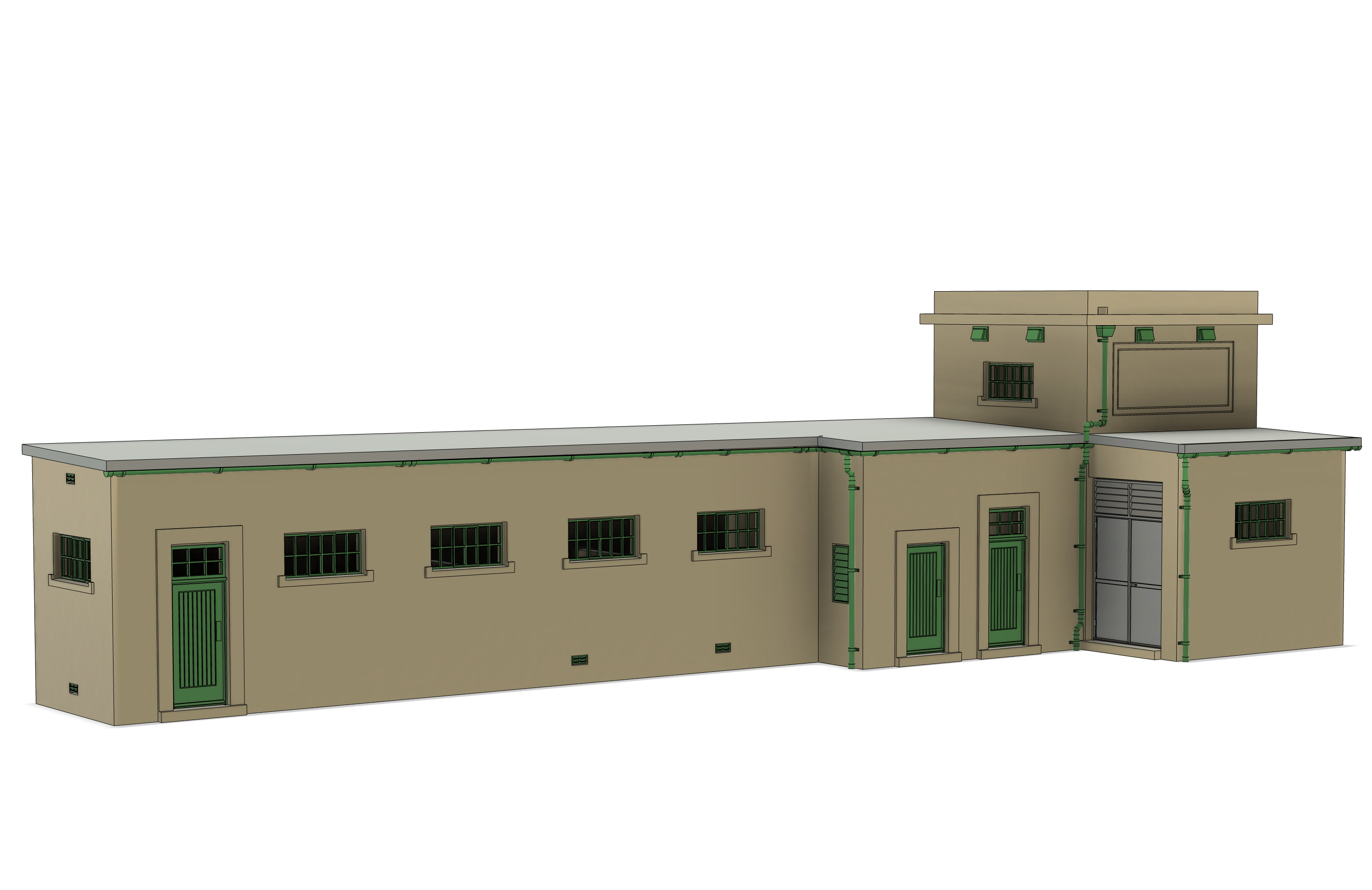 Southern Railway substation (STL download)