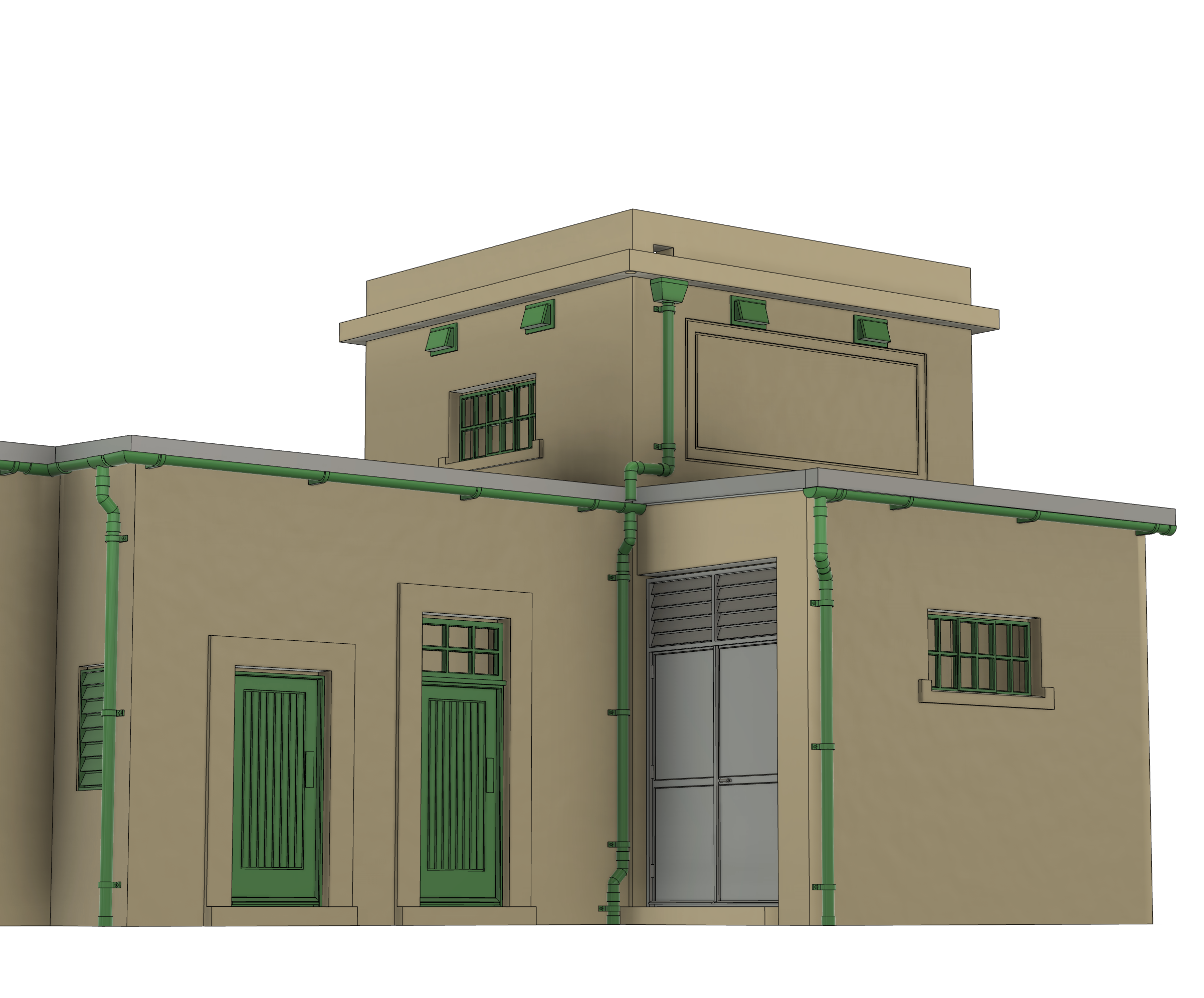 Southern Railway substation (STL download)