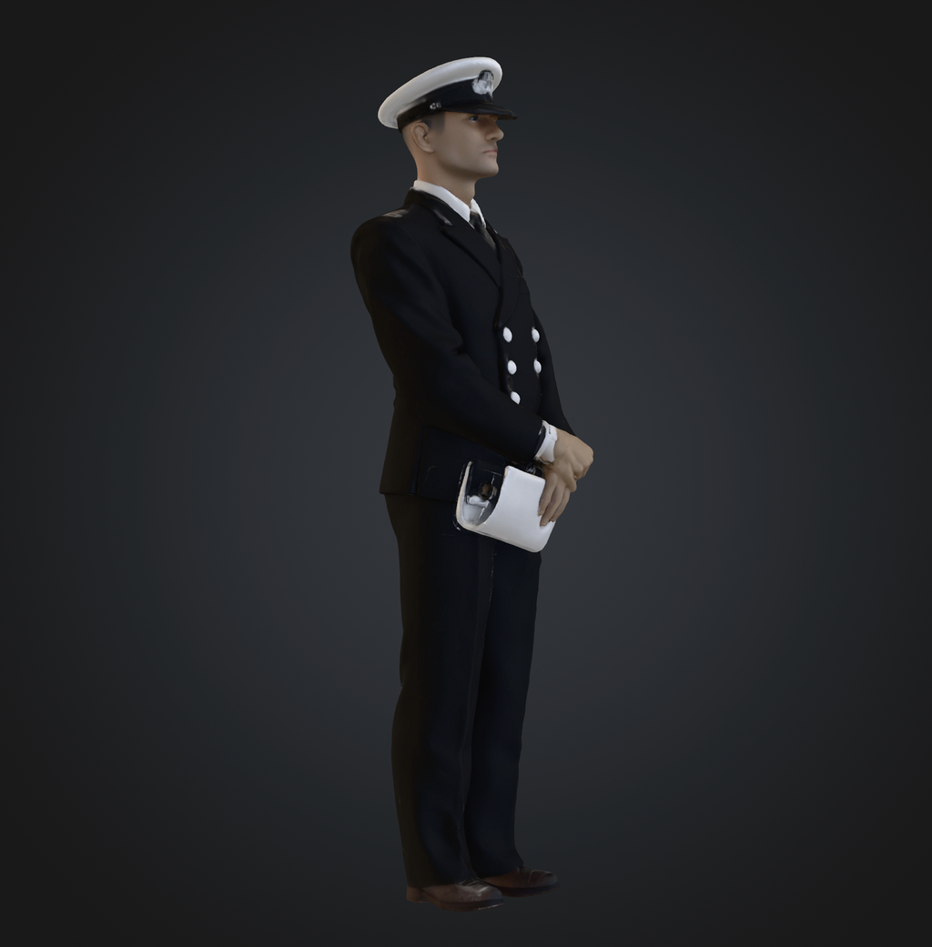 Royal Navy personnel  set of 9 figures (4 gauges available in ABS-like resin)