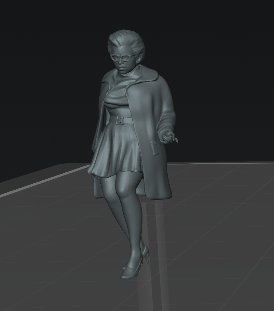 People on stairs set 01 - 25 figures (STL download)