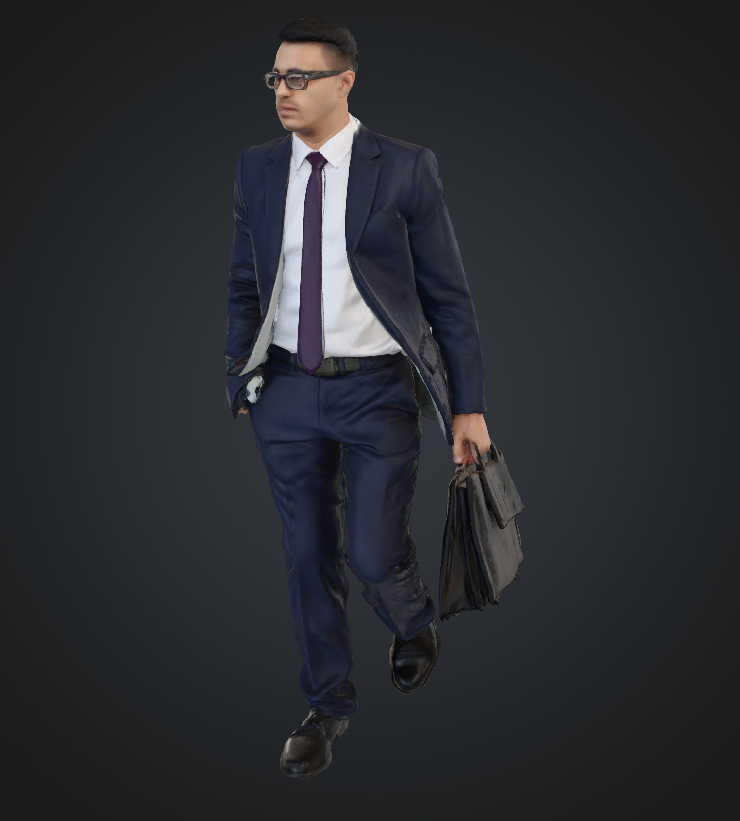 People on stairs set 01 - 25 figures (STL download)