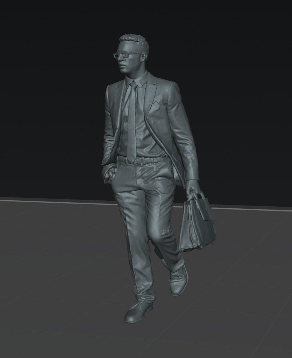 People on stairs set 01 - 25 figures (STL download)